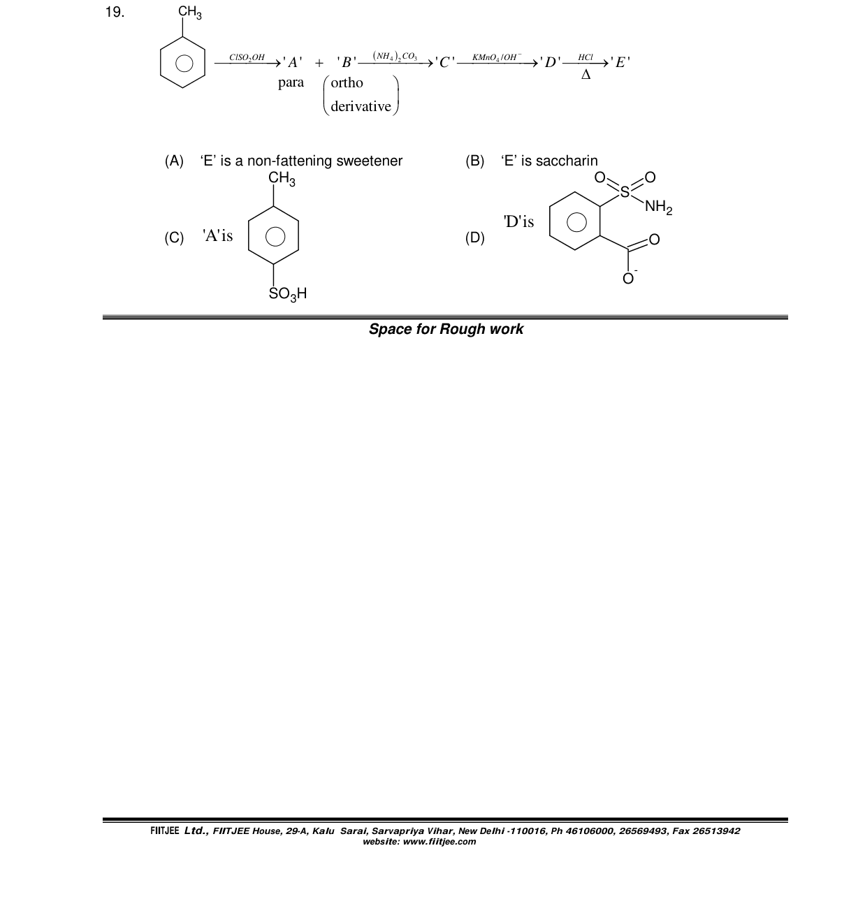 Chemistry diagram for: See image