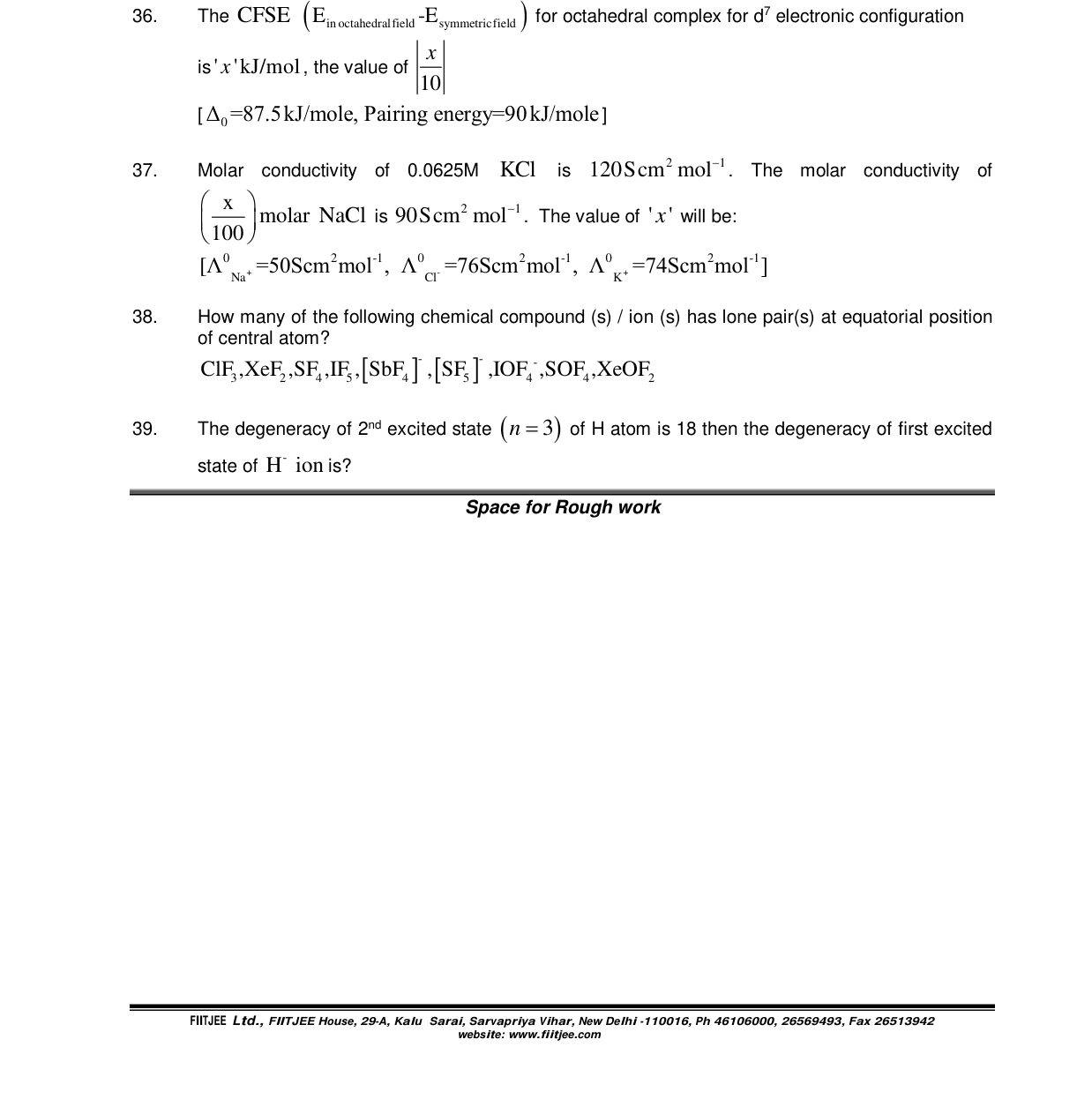 Chemistry diagram for: See image