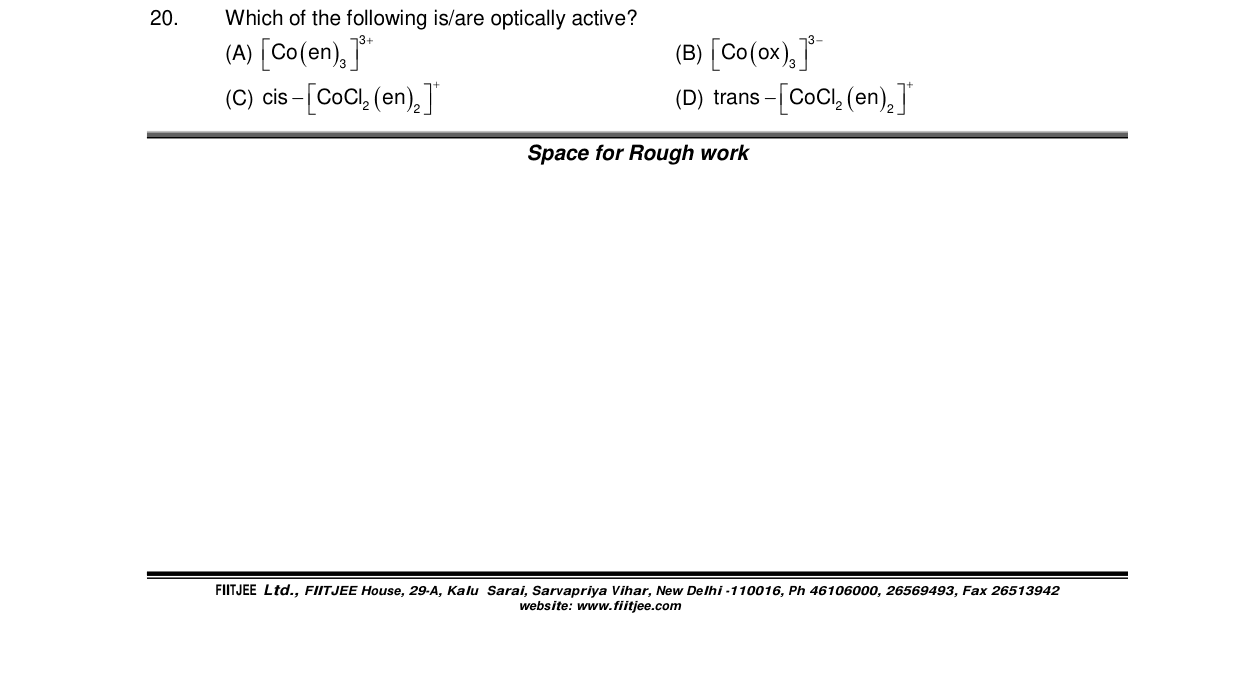 Chemistry diagram for: See image
