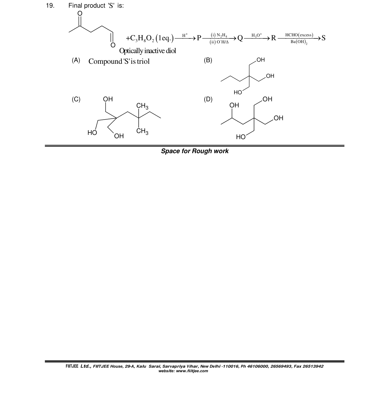 Chemistry diagram for: See image