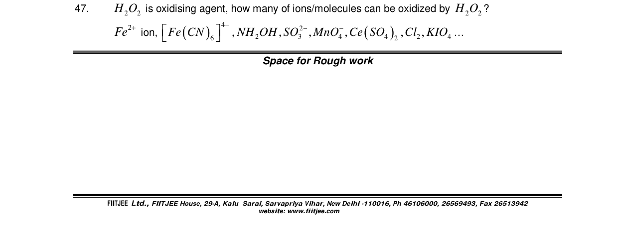 Chemistry diagram for: See image