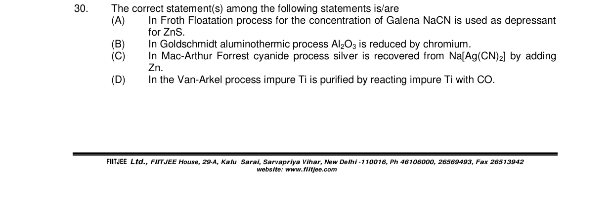 Chemistry diagram for: The correct statement(s) among the following statements is/are