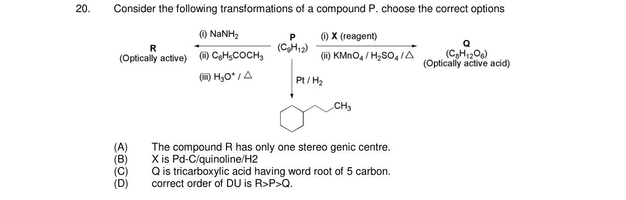 Chemistry diagram for: See image