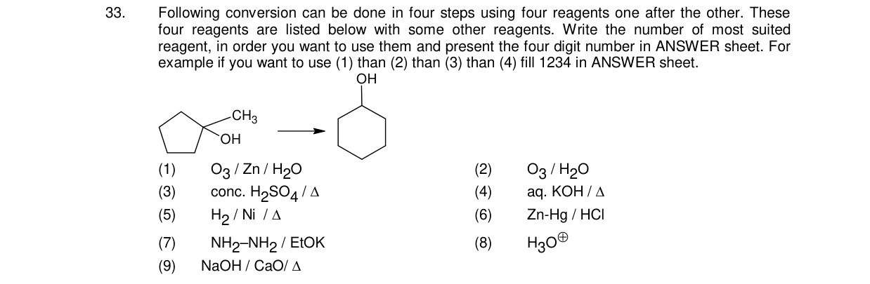 Chemistry diagram for: See image