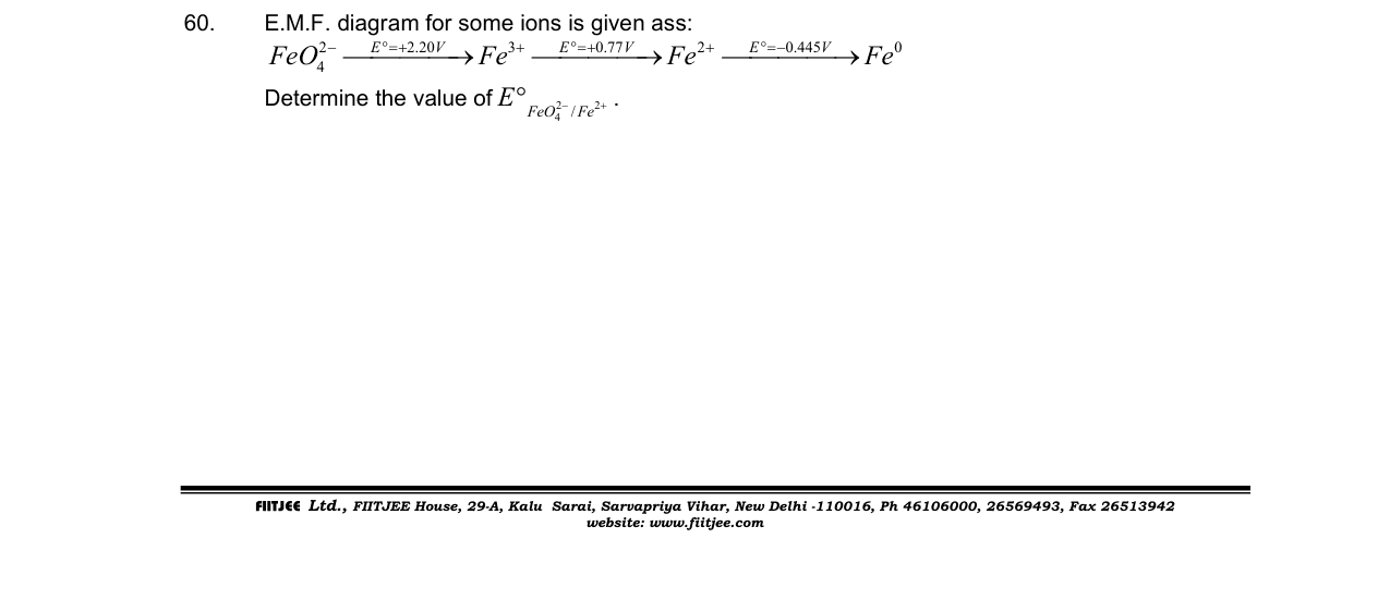 Chemistry diagram for: See image