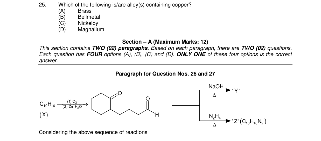 Chemistry diagram for: See image