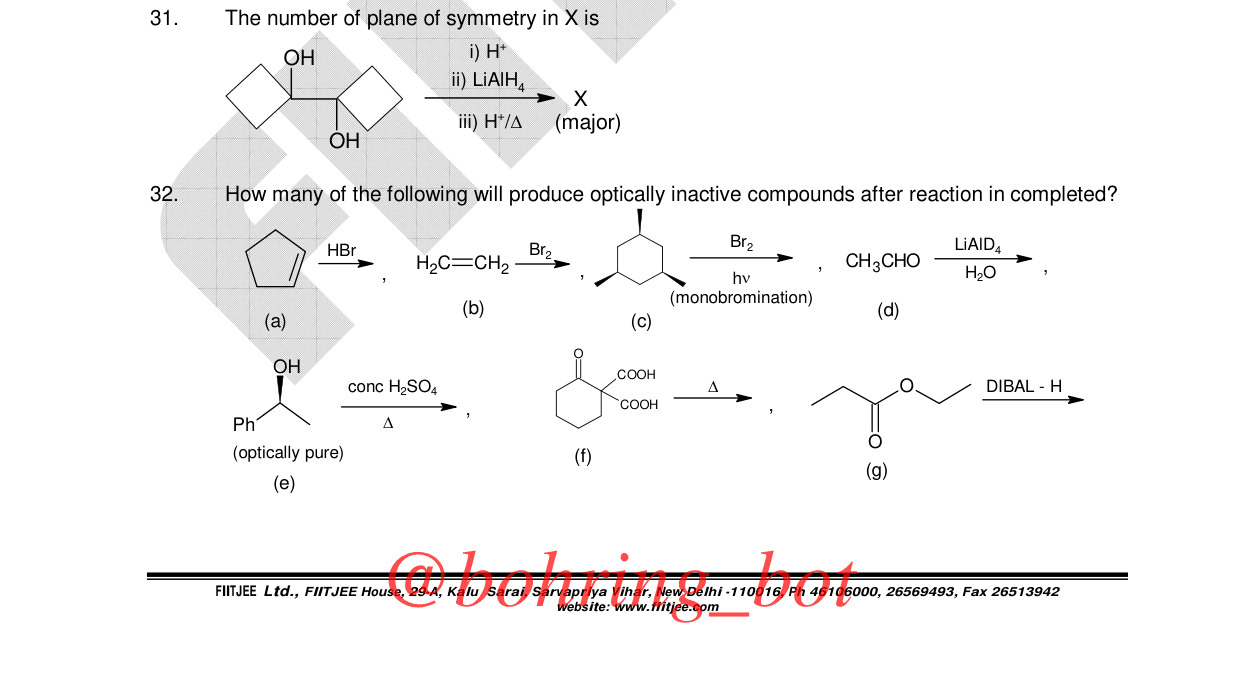 Chemistry diagram for: See image