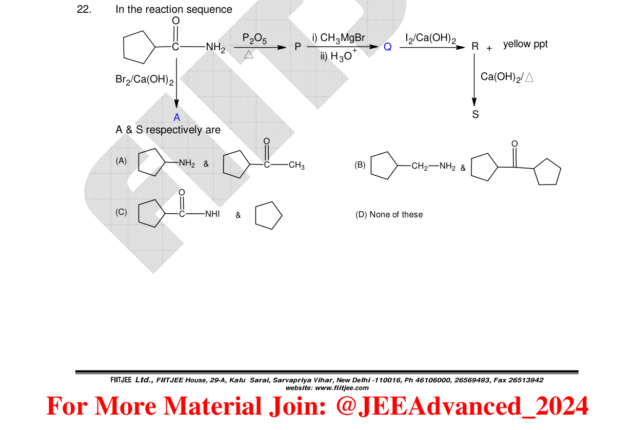 Chemistry diagram for: See image