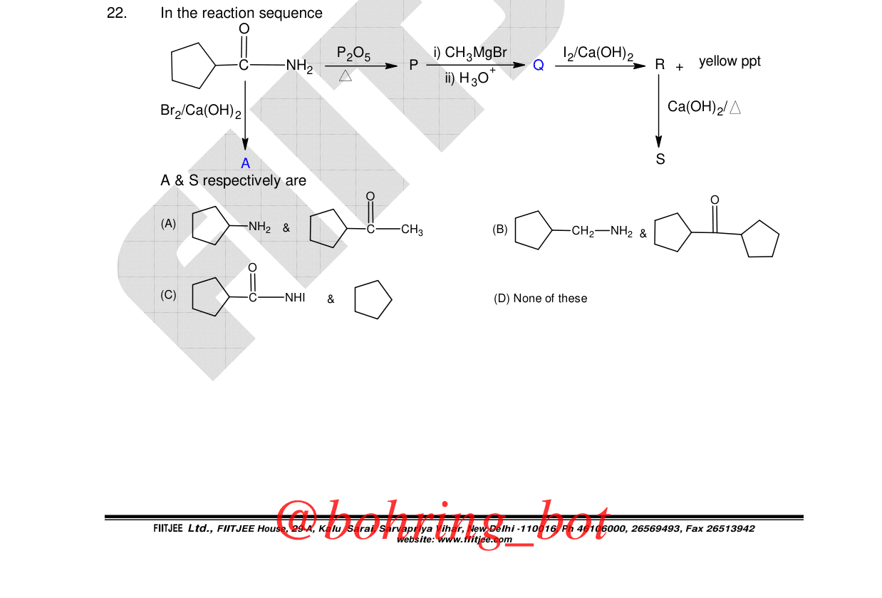 Chemistry diagram for: See image