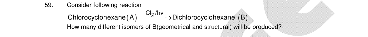 Chemistry diagram for: See image