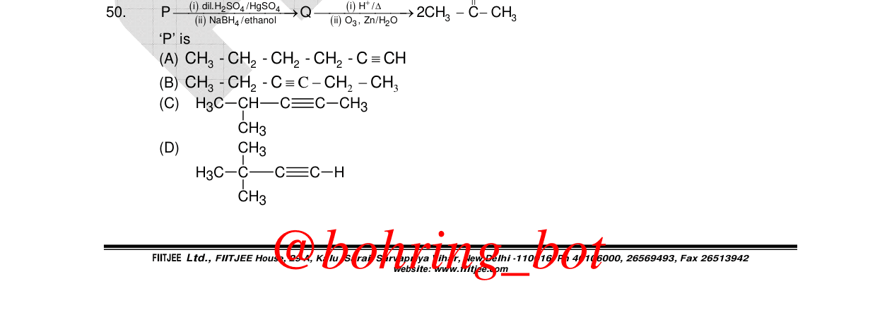 Chemistry diagram for: See image