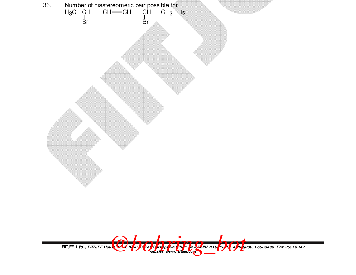 Chemistry diagram for: See image