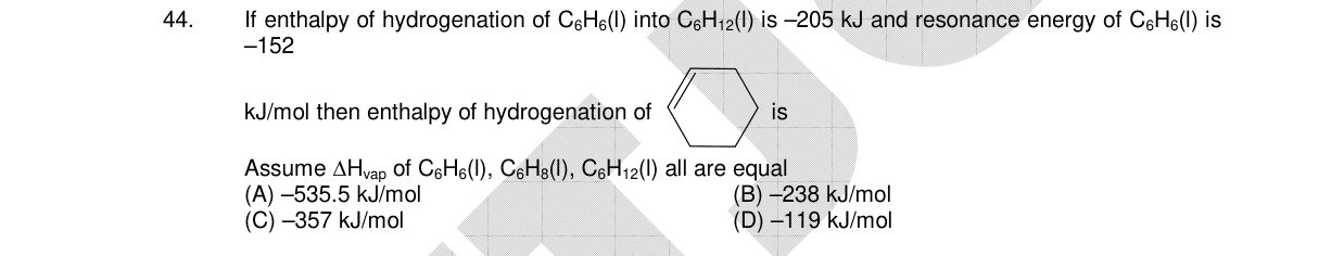 Chemistry diagram for: See image
