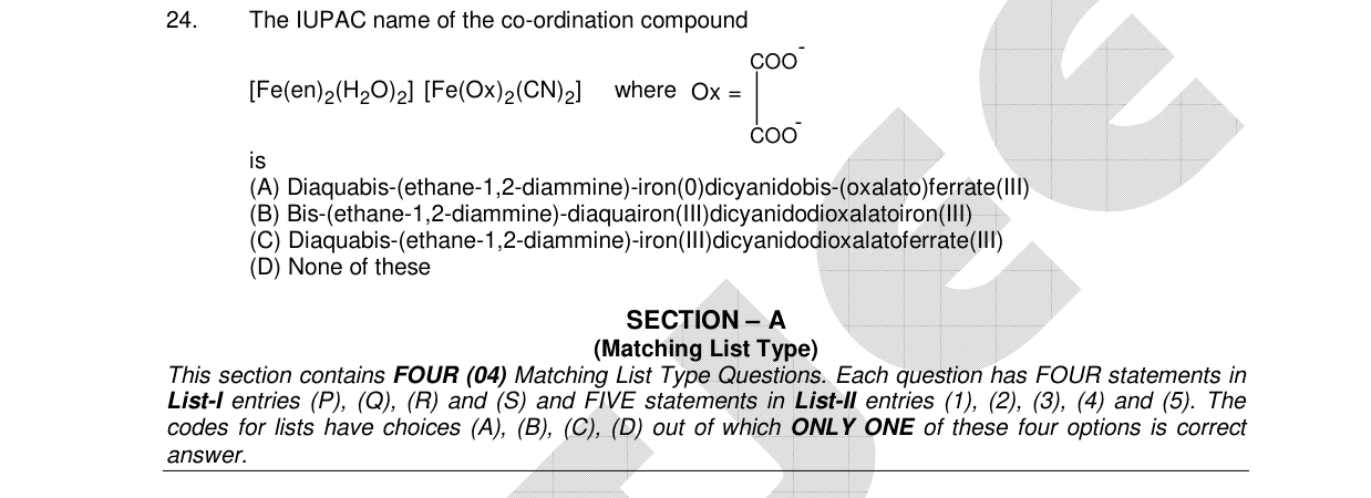 Chemistry diagram for: See image