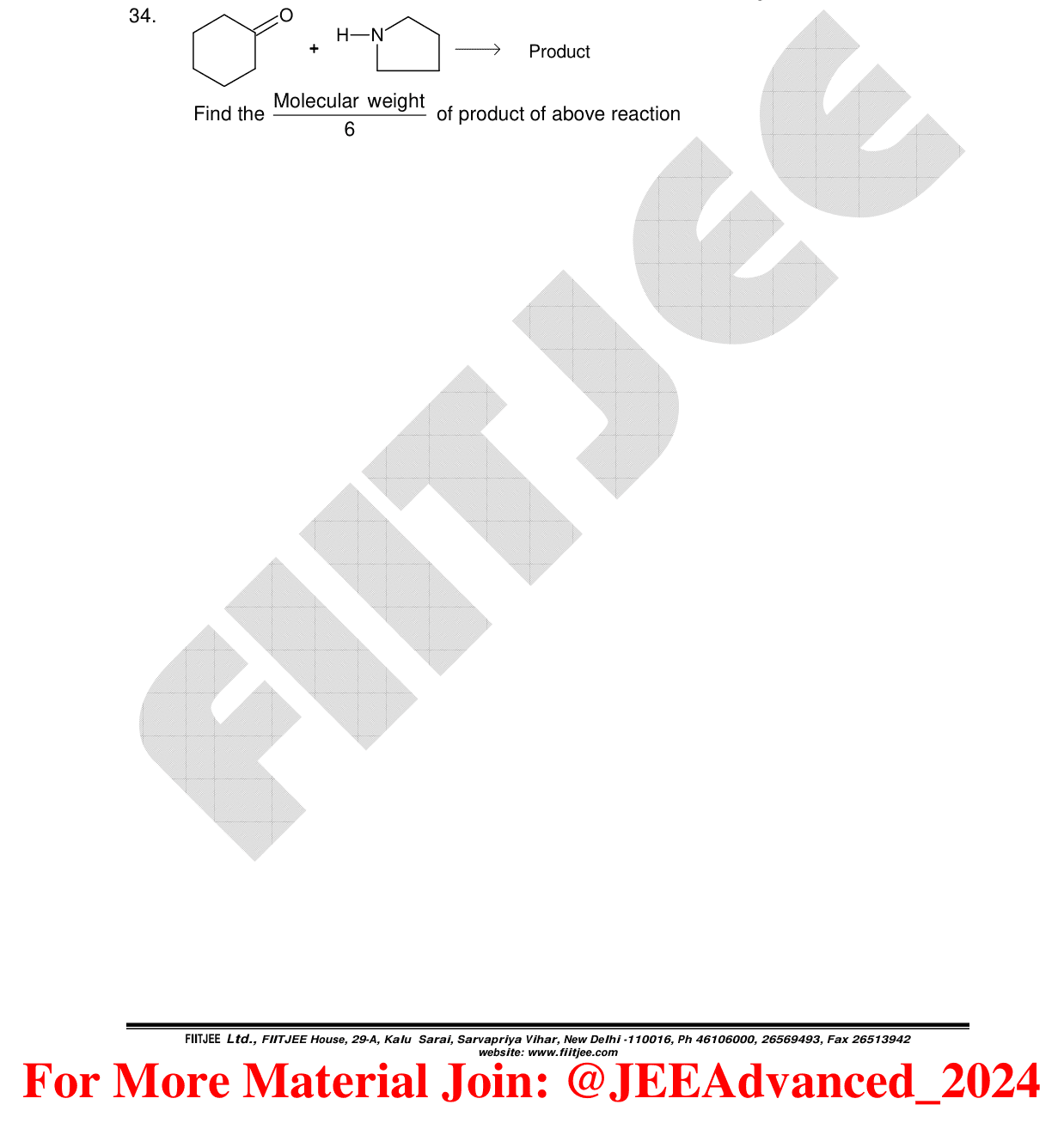Chemistry diagram for: See image