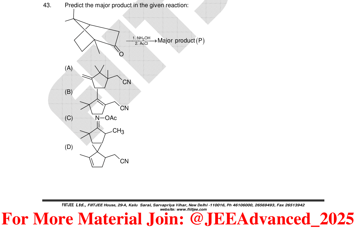 Chemistry diagram for: See image