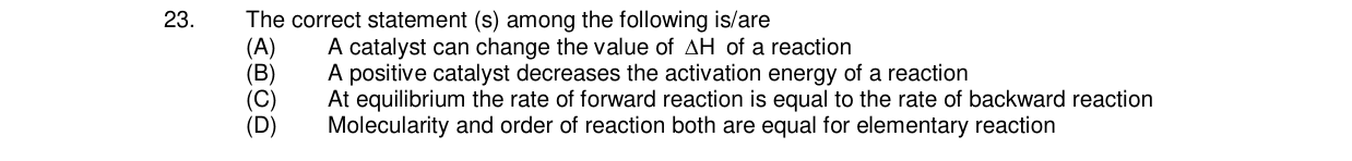 Chemistry diagram for: The correct statement (s) among the following is/are