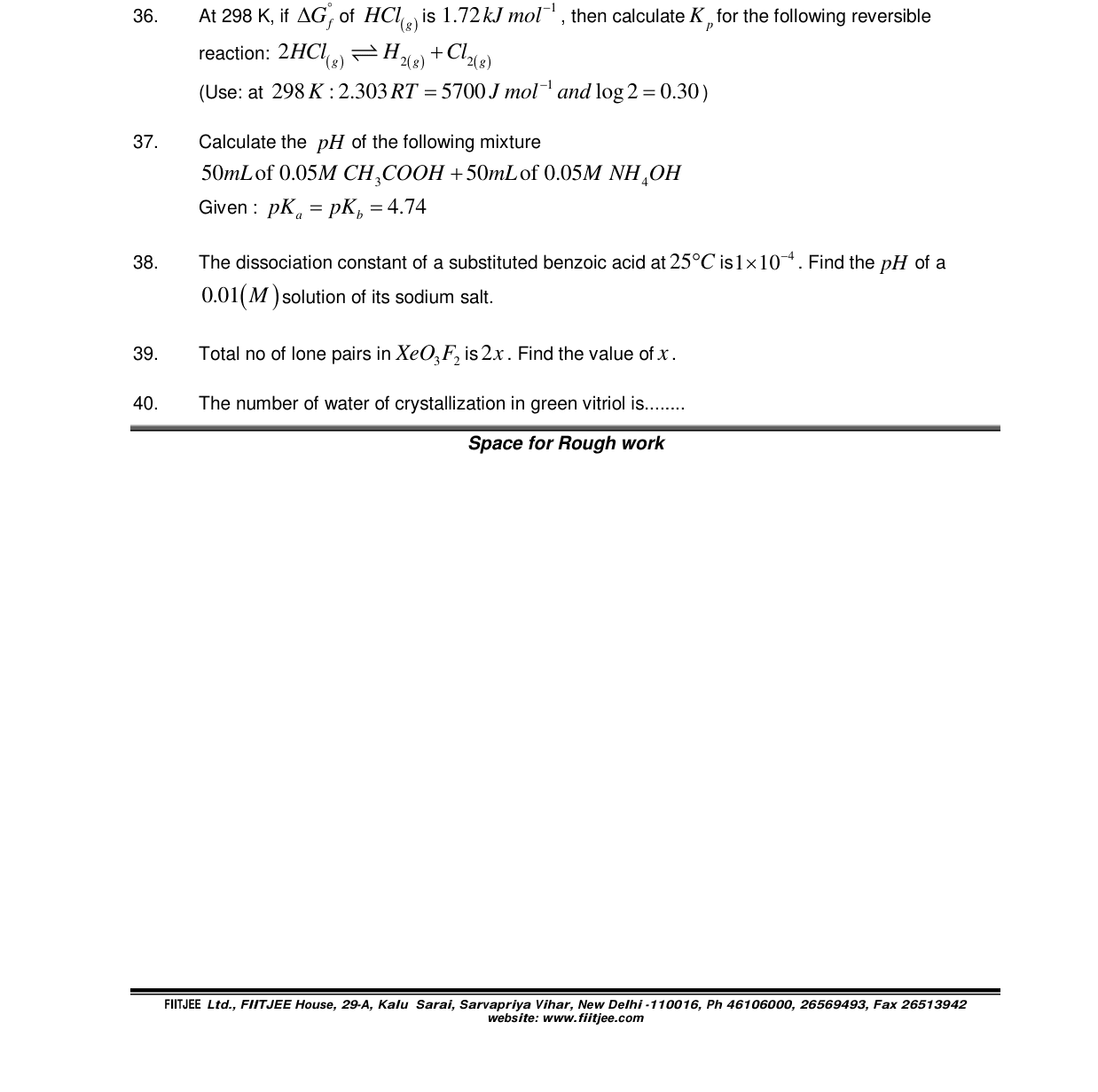 Chemistry diagram for: See image