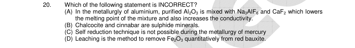 Chemistry diagram for: Which of the following statement is INCORRECT?
