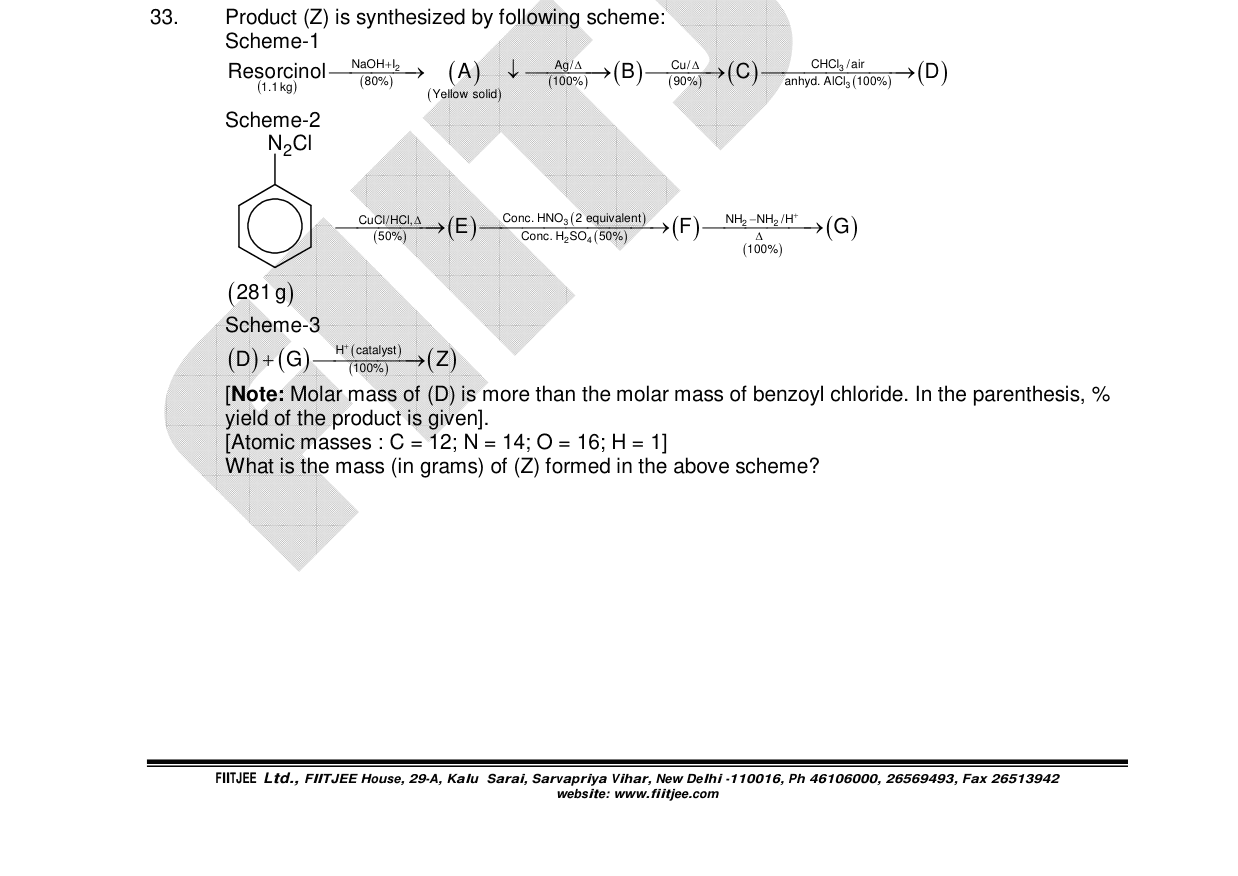 Chemistry diagram for: See image